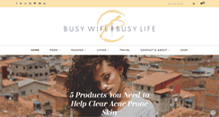 Desktop Screenshot of busywifebusylife.com